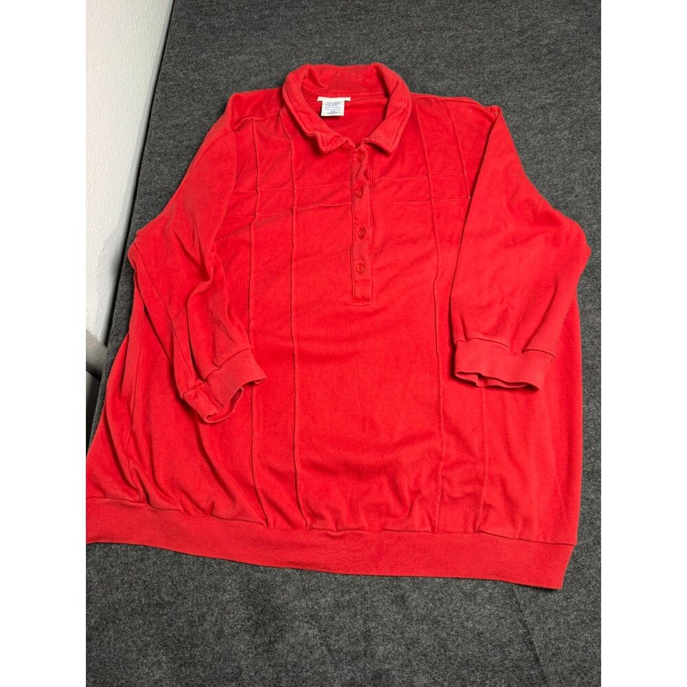 Vintage Red Blair Women's 3/4 sleeve shirt Size 2XL